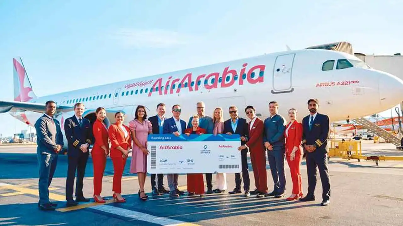 العربية للطيران تطلق رحلات جديدة بين الشارقة ولندن